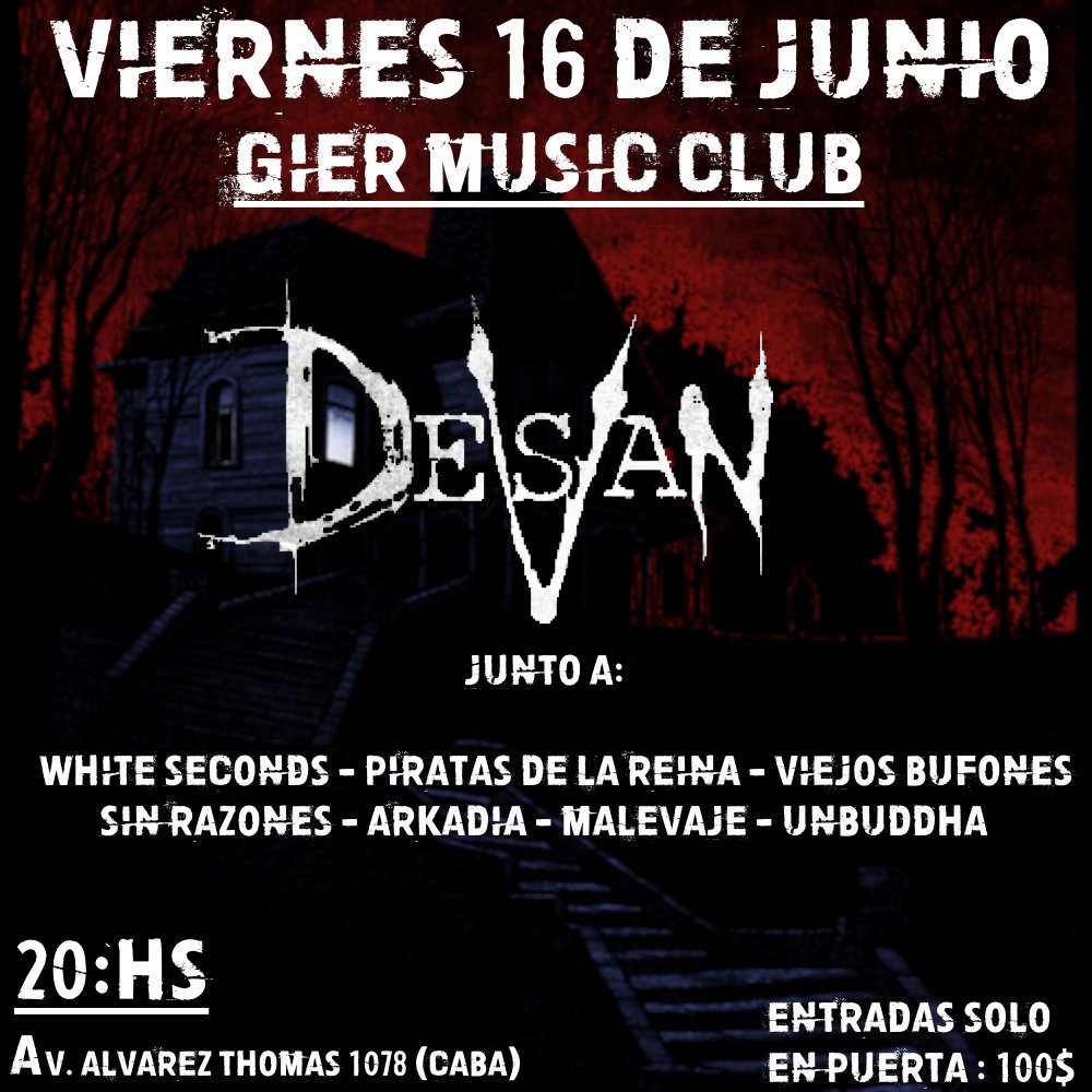 Desvanmetal's tweet photo. 📌ESTE VIERNES FECHA SORPRESA EN GIER MUSIC CLUB!!! 💣
Av. Alvarez Thomas 1078 (CABA) 
SE VIENE UNA FECHA INCREIBLE!!! 👈 https://t.co/zUcQ3dTtDH