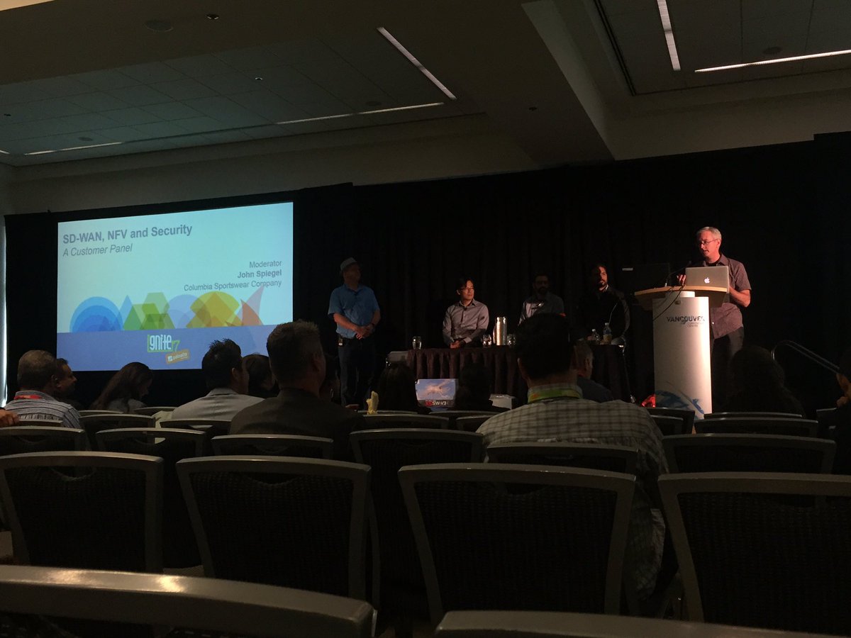 PrismaSASE's tweet photo. @jspieg67 kicking off the #SDWAN panel discussion at @Ignite_Conf second floor #IgniteYourSecurity https://t.co/G7Dr0y8X9h