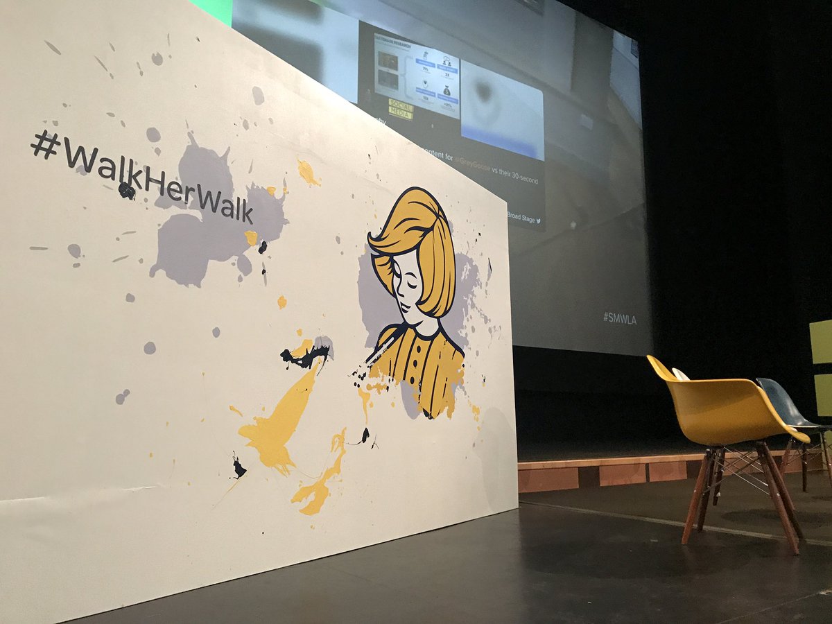 kristinekwak's tweet photo. #WalkherWalk at #SMWLA w @mortonsalt https://t.co/LDHwLvTbU6