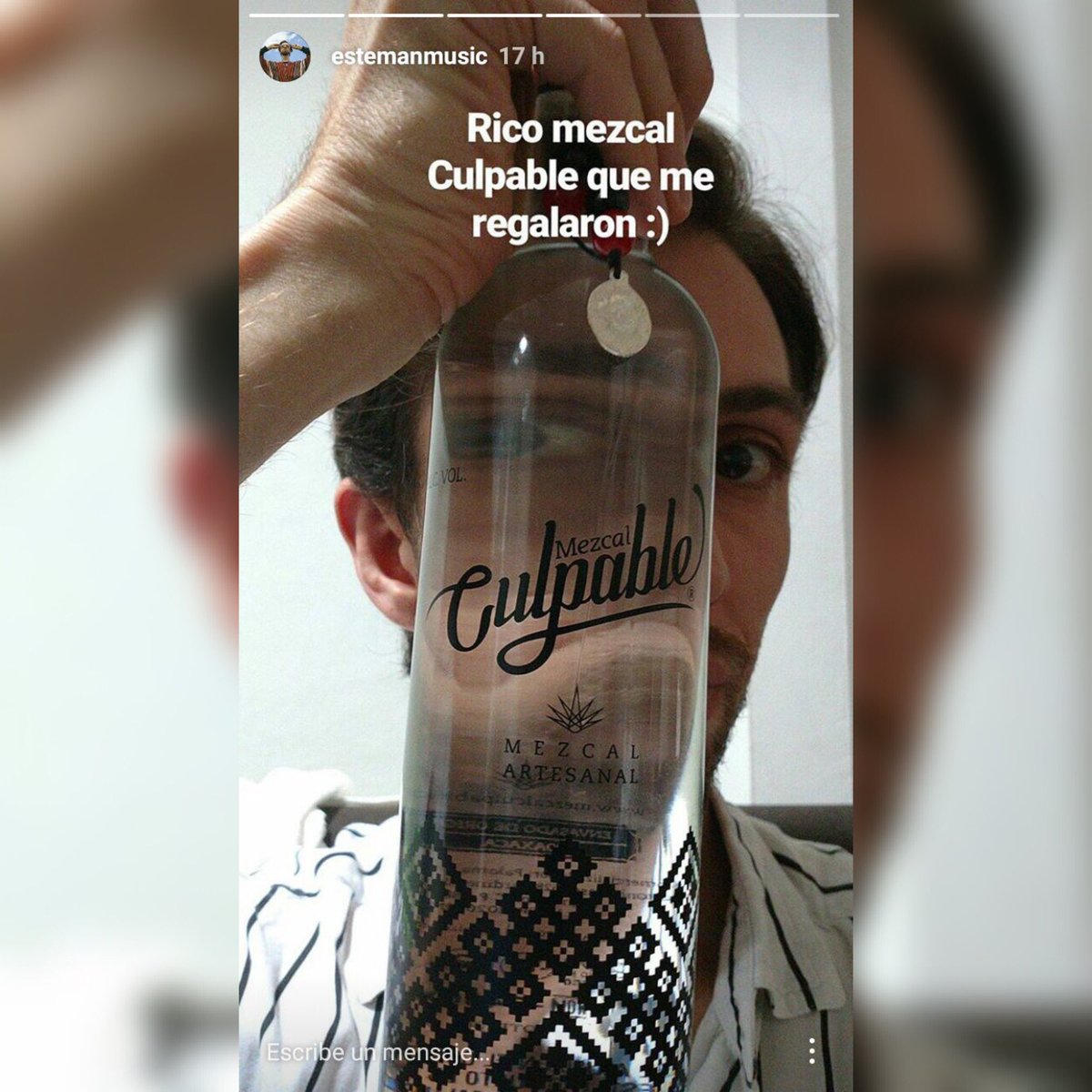 MezcalCulpable's tweet photo. @estemanmusic   Esperamos que te guste nuestro mezcal ✌🏼   #estemanmusic #mezcal #spirits  #oaxaca #agave #artesanal #mexico    #drinks https://t.co/Fu7oQwJMzD