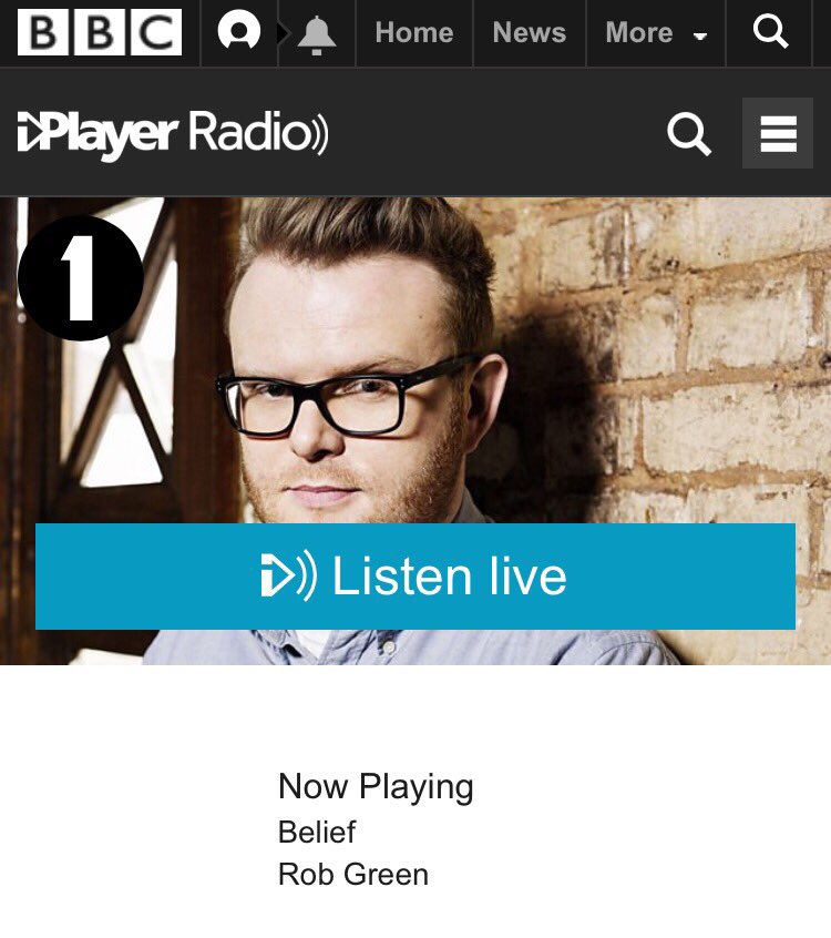 Dave_Tidmarsh's tweet photo. Belief got spun on @BBCR1 tonight! Big up @deanjacksondj &amp; @huwstephens also a big congrats to @RobGreenMusic 🙌🏽 https://t.co/W3f7U8dnSs