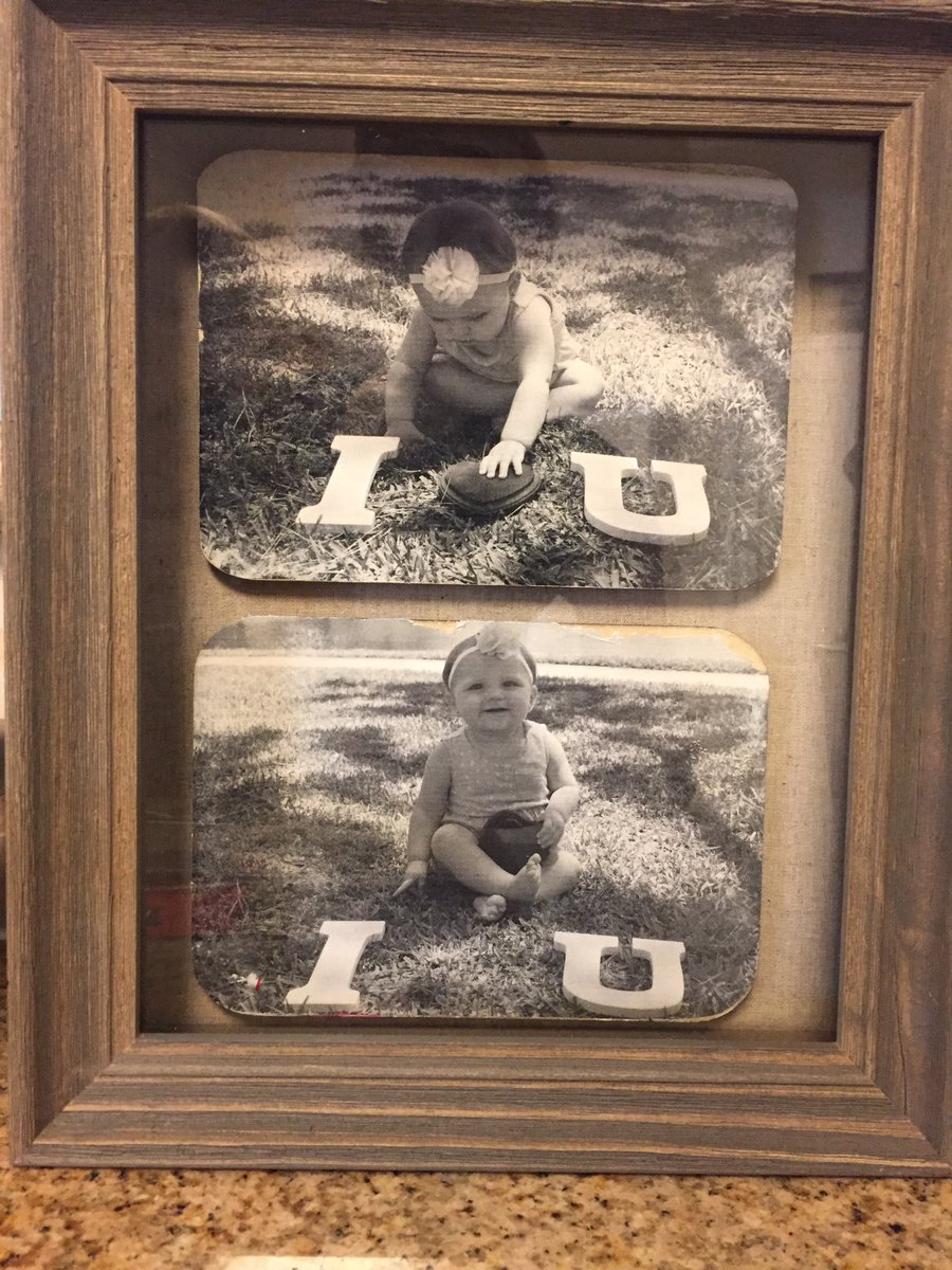 Kelly3684's tweet photo. Made the hubs a Father's Day gift from his baby girl #fathersday #woodpanels #pictures #shadowbox https://t.co/ohdhLn0Acp