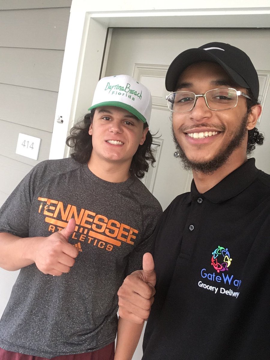 GWGrocDelivery's tweet photo. Delivered to a sick, UT student w/o a vehicle! There's so many demos we benefit! We work hard to assist people! #grocerydelivery #Knoxville https://t.co/WHv5LET29m