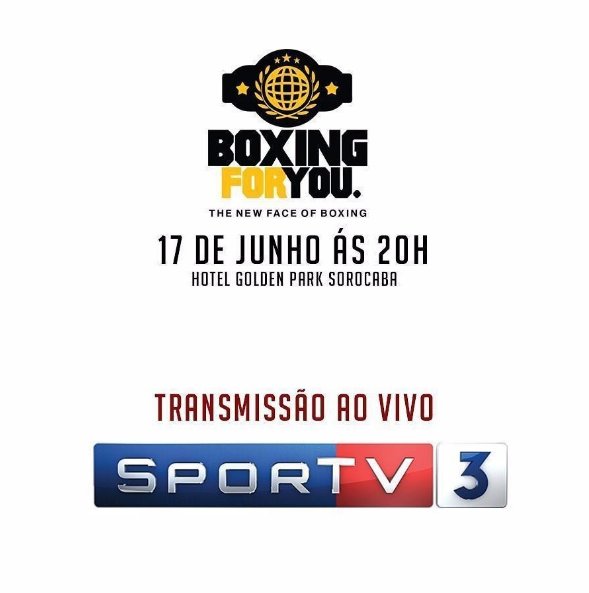 Assista ao vivo o <a href="/boxingforyou/">Boxing For You</a>  no <a href="/SporTV/">sportv</a> 3, dia 27 de Abril, sábado, a partir das 20 horas!! #boxenosportv #boxingforyou #SporTV #boxing
