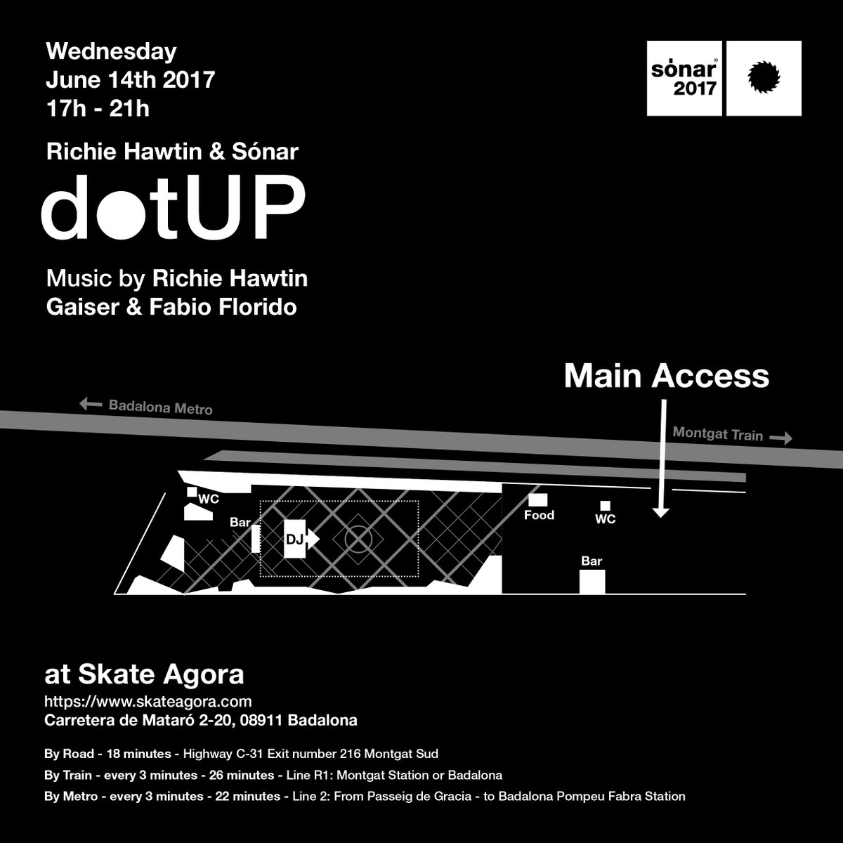 richiehawtin (@richiehawtin) on Twitter photo TODAY: #dotUP #Barcelona at <a href="/skateagorabdn/">Skate Agora</a> from 17:00-21:00. <a href="/SonarFestival/">Sónar Festival</a> #Sonar2017 #Skateagora #PLAYdifferently #MODEL1 TODAY: #dotUP #Barcelona at <a href="/skateagorabdn/">Skate Agora</a> from 17:00-21:00. <a href="/SonarFestival/">Sónar Festival</a> #Sonar2017 #Skateagora #PLAYdifferently #MODEL1