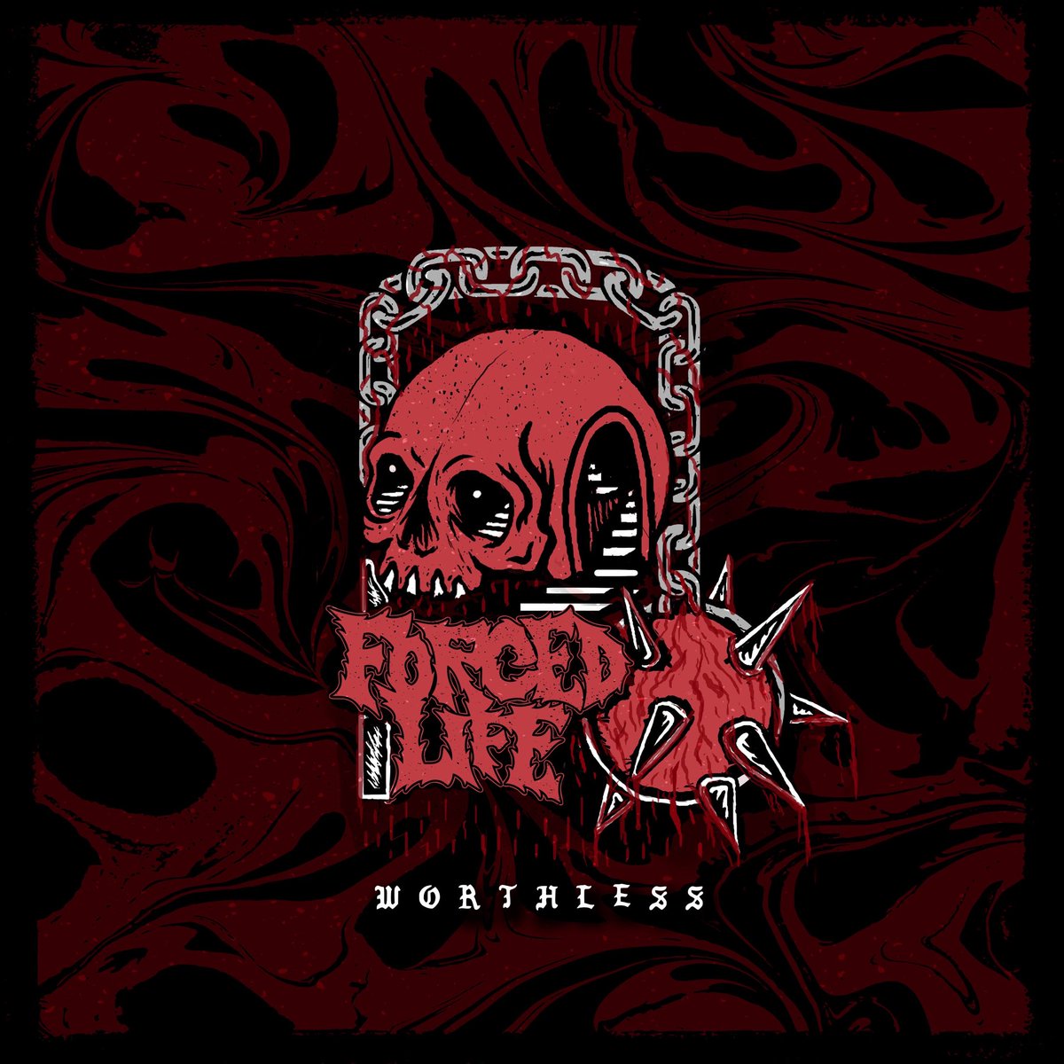 Some behind the scenes art stuff, here's the initial sketches VS the finished drawing for the album artwork I drew for <a href="/ForcedLifeTX/">Forced Life</a>'s EP