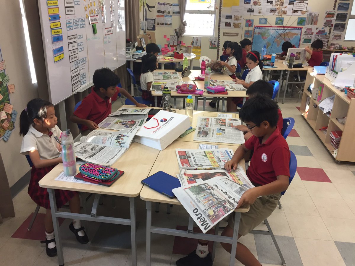 Mr_RichardJ's tweet photo. Lovely to see the students reading and commenting on their Newspapers in Guided Reading. #his_learning https://t.co/4O0QryKHNy