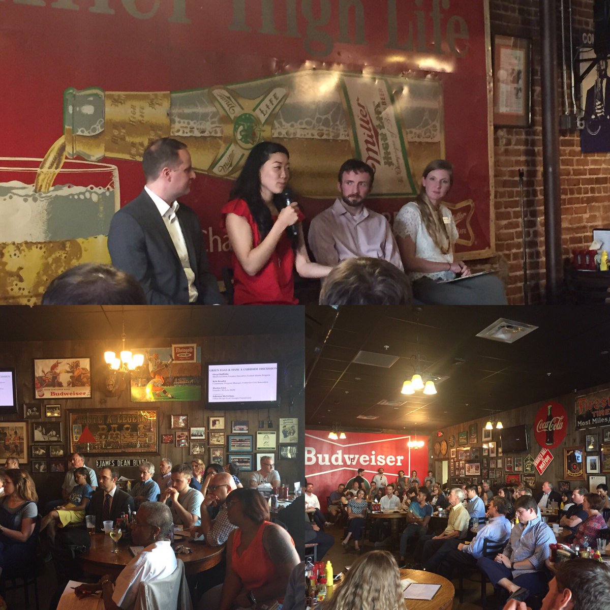 GenGreenATL's tweet photo. Big thanks to @welovebuhi @SouthDowntown @MemorialATL &amp; our audience for a great corridor chat! Come for more @ Verde on 6/24! https://t.co/x3ixZqN3AD