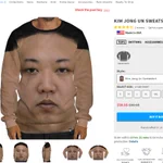 こんなの着る人いる？ｗ金正恩の顔トレーナー!