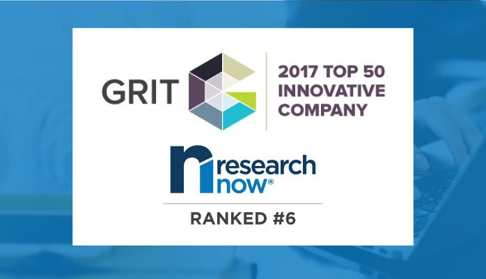 ResearchNowAPAC's tweet photo. Research Now ranked No. 6 in @GreenBook's #GRIT Top 50 Most Innovative Suppliers in Market Research: https://t.co/8CL6rYKOM0 #mrx https://t.co/fYqiEcGMtl
