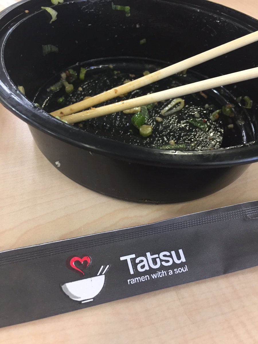 Great lunch meeting! We all enjoyed our <a href="/tatsuramen/">Tatsu Ramen</a> ❤️ #foodie
