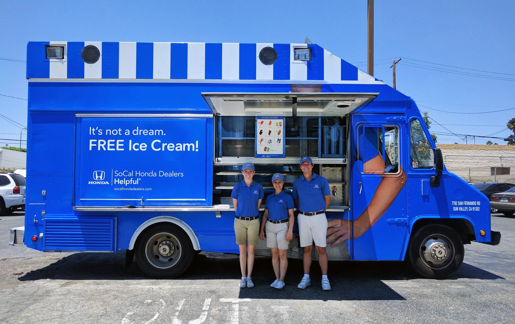 SoCal Honda Dealers on Twitter "Our FREE Ice Cream Truck is back! Comment with your event