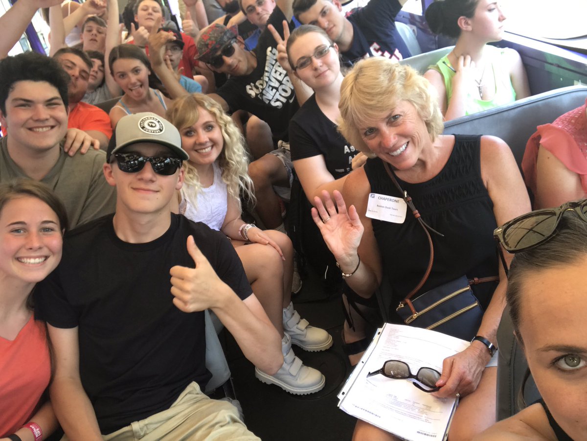 Senior Trip to Boston! On the Duck Tours 😎🦆