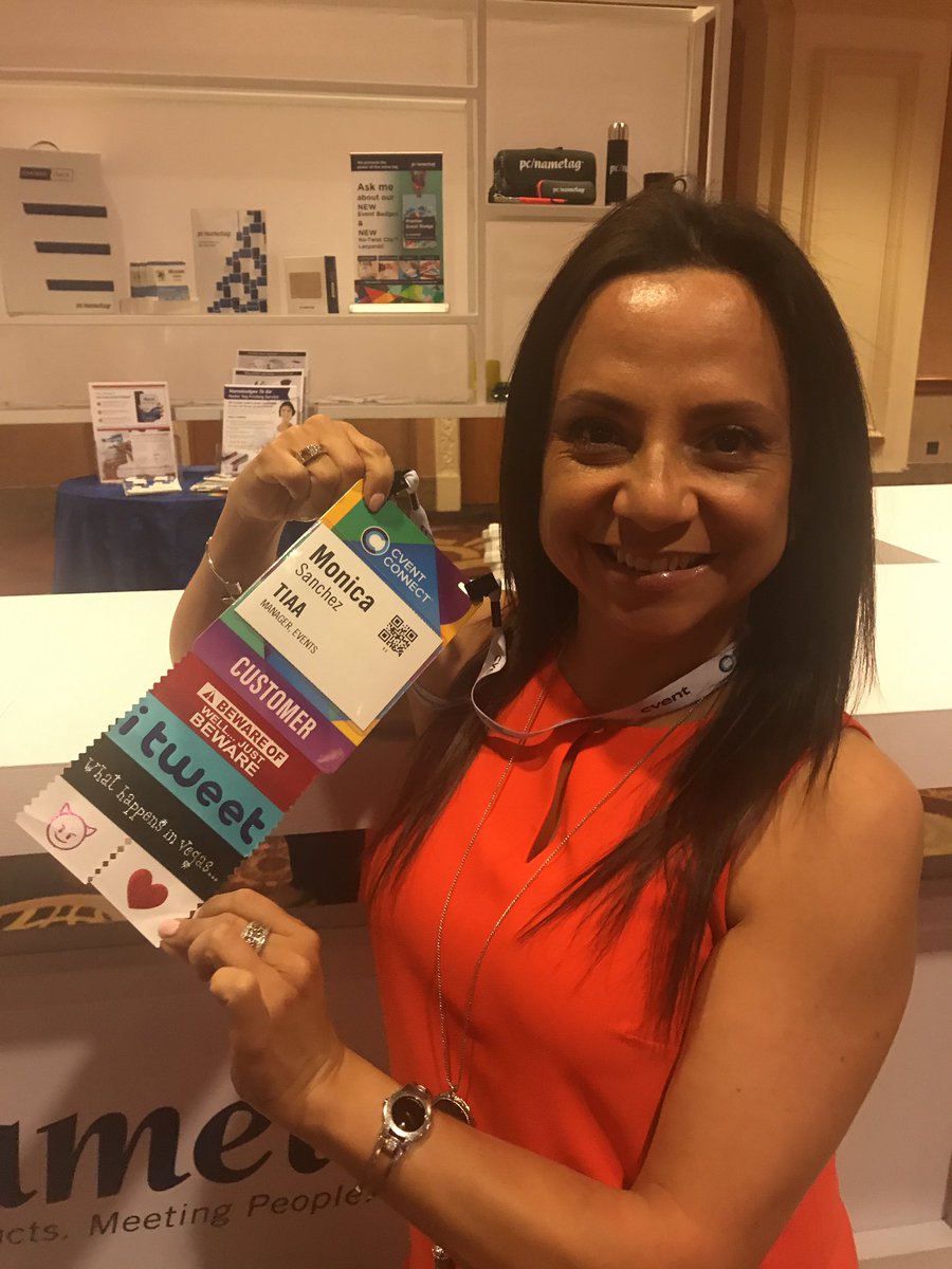 Moninyc's tweet image. Love #pcnametag !!! #worldEmojiDay  #CventCONNECT