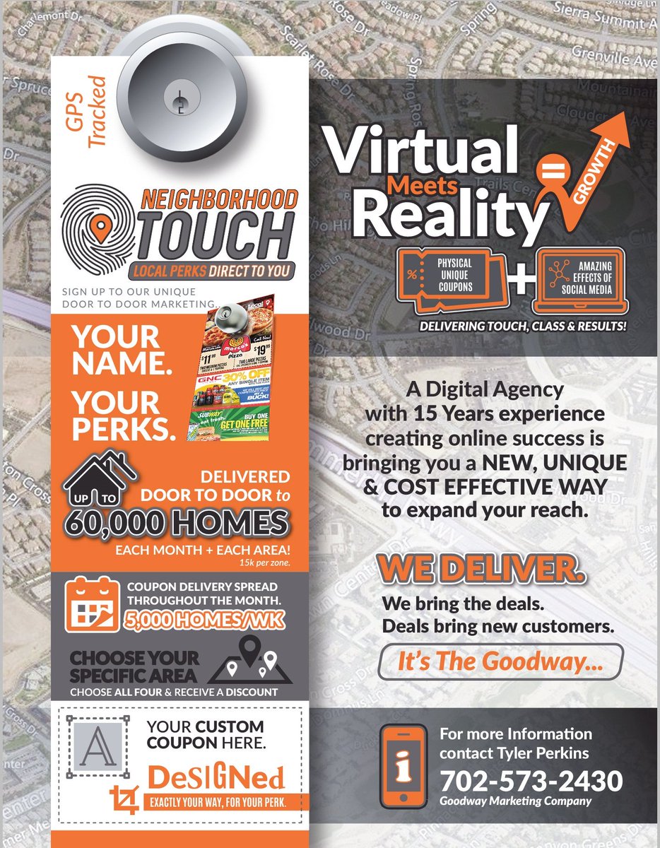 NeighborTouch's tweet image. This is your best next advertising move for your business. Virtual meets reality.
