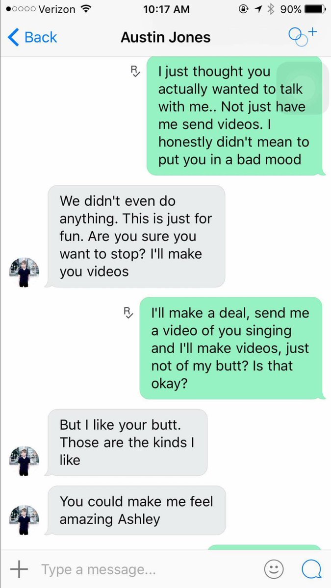 zaynmalik1d112's tweet photo. Just four of the screenshots from when Austin Jones messaged me in December 2015 😐😐 https://t.co/MlL3PtZm5U