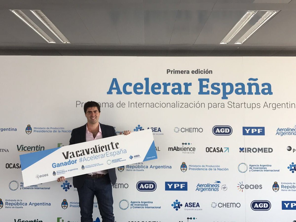 Vacavaliente's tweet photo. Vacavaliente y BACAN ganadores de Acelerar España ! Un mercado nuevo en Europa y Medio Oriente se abre! https://t.co/Hd7XhnXoZJ