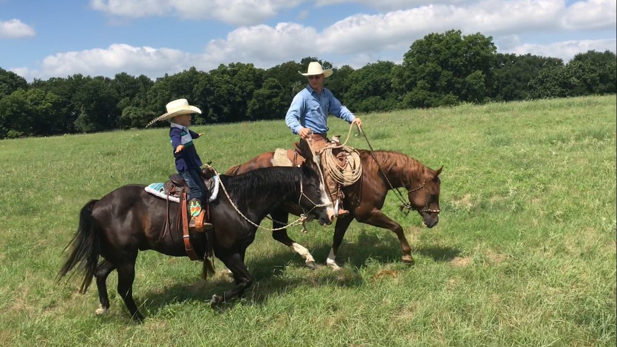 Enjoyed an awesome morning riding with @PaigeMDuke and my little man, Kase!
