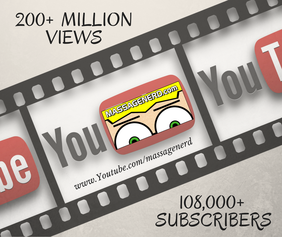massagenerd's tweet photo. FINALLY reached 200+ million views on my @YouTube channel - Thanks for the support! 🤓  https://t.co/Mk9H5q6GkI #MassageNerd #MassageTherapy https://t.co/mC0PhdeYtj