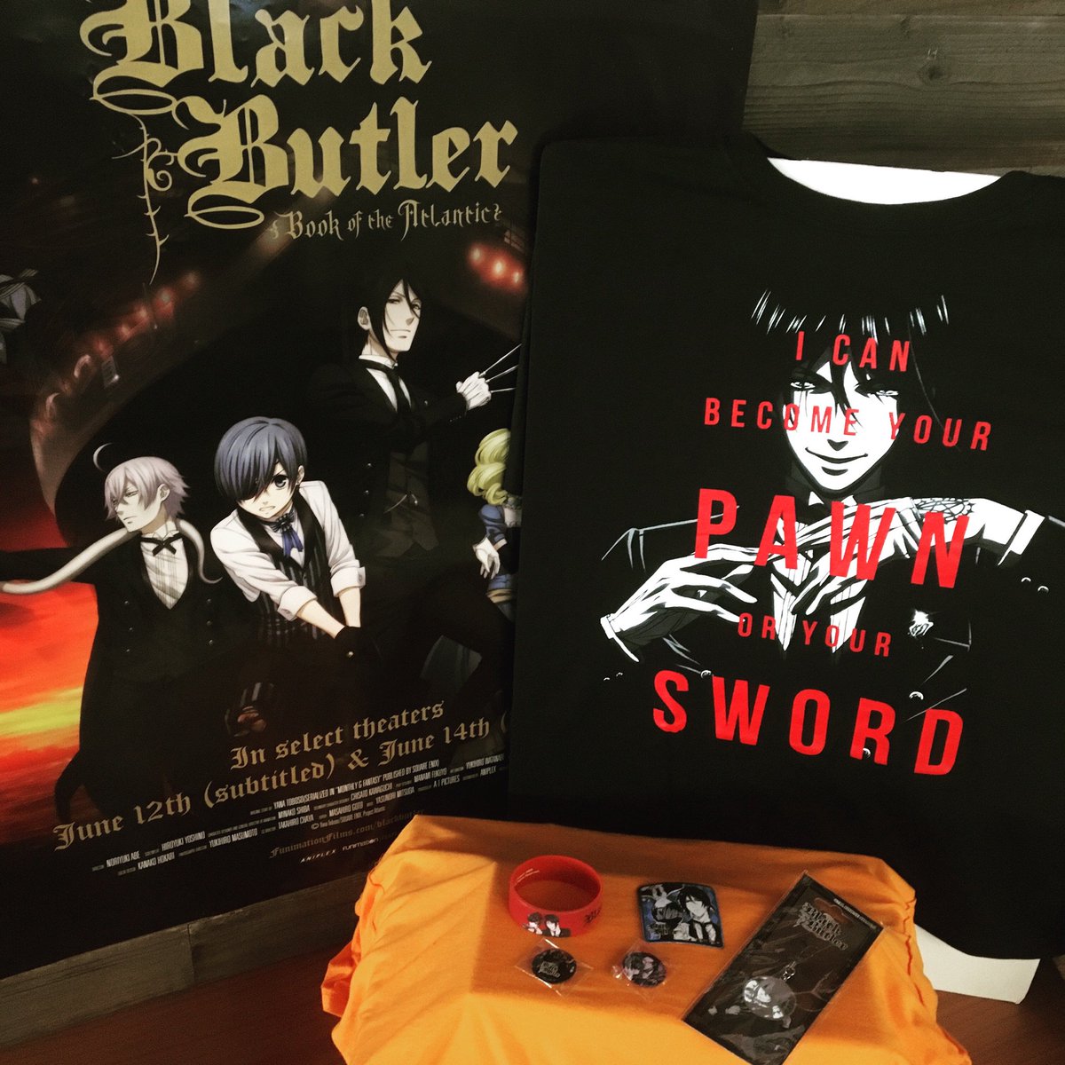 Crunchyroll's tweet photo. ✨FLASH CONTEST✨ Follow &amp; RT for your chance to win our BLACK BUTLER PRIZE PACK to celebrate Book of Atlantic, in theaters this week ~ 🔥 https://t.co/BlGJDxOLBs
