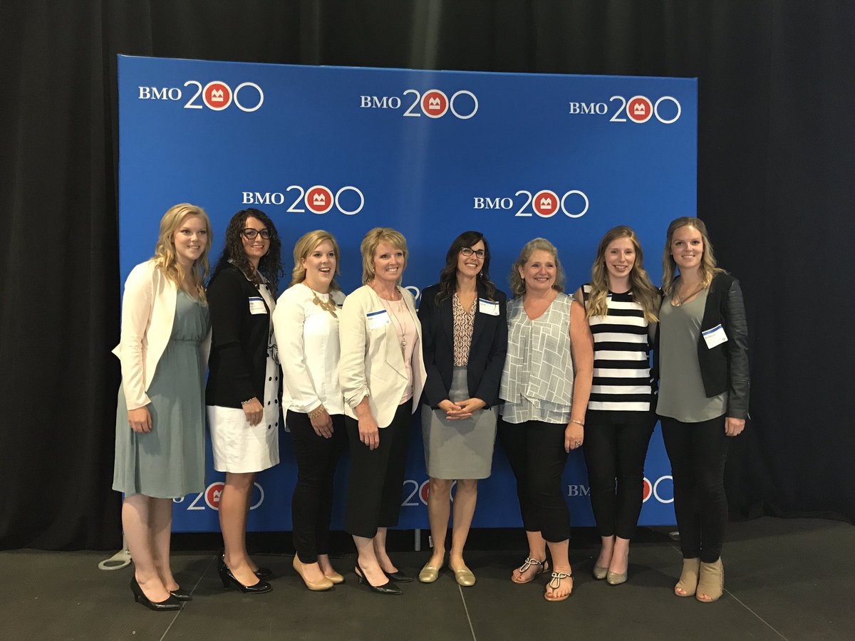 BaileySjogren's tweet photo. Nothing more exciting then watching Pattie Ganske, who paved the way for us women in agriculture to be honoured at the #BMOforWomen Event. https://t.co/d9QQOb5UTO