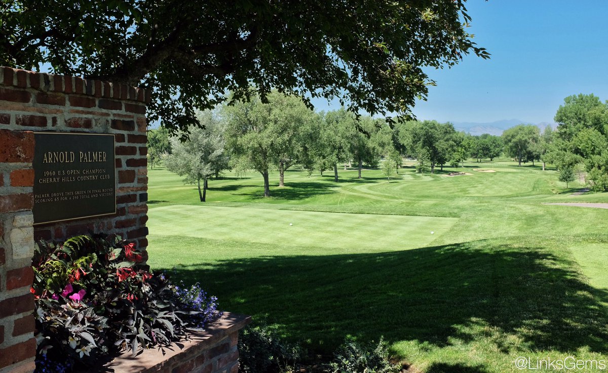 Cherry Hills Country Club
#USOpen host: 1938, 1960, 1978
Winners: Ralph Guldhal, 👑Arnold Palmer👑, Andy North
#USOpenWeek