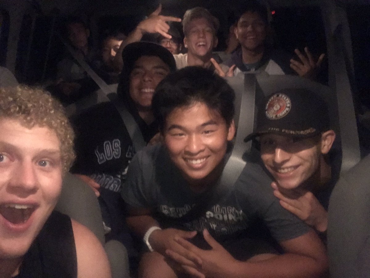 RHPKares's tweet photo. On the road with the Senior/Junior van. #IMGBound https://t.co/TlDcySOWTC