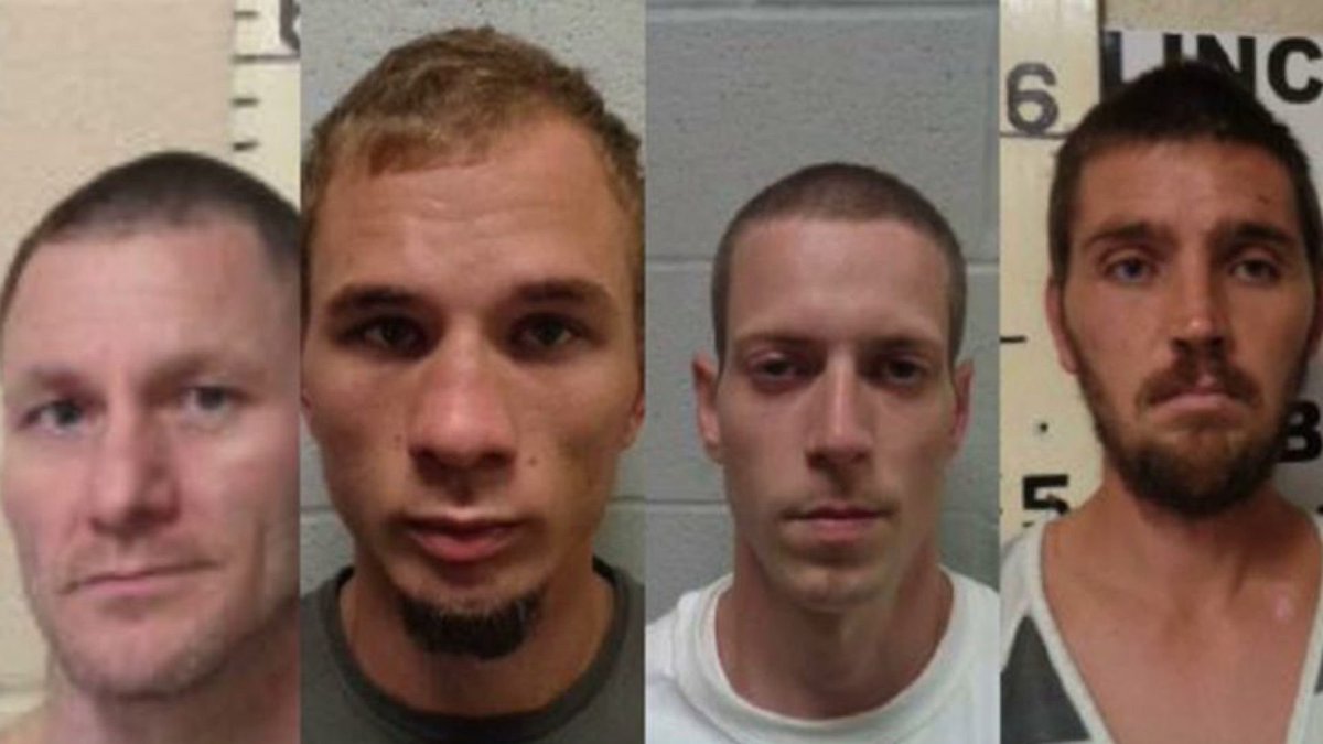 The search continues for four inmates who escaped Oklahoma's Lincoln