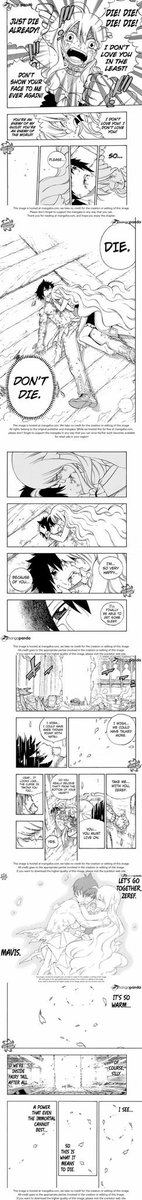 _y____________l's tweet photo. ***SPOILER*** Fitting ending for #ZerVis Ankhseram Curse, the curse of contradiction. 😭😭❤ #FairyTail #Chapter537 #manga #anime https://t.co/fGpT4LFMHD