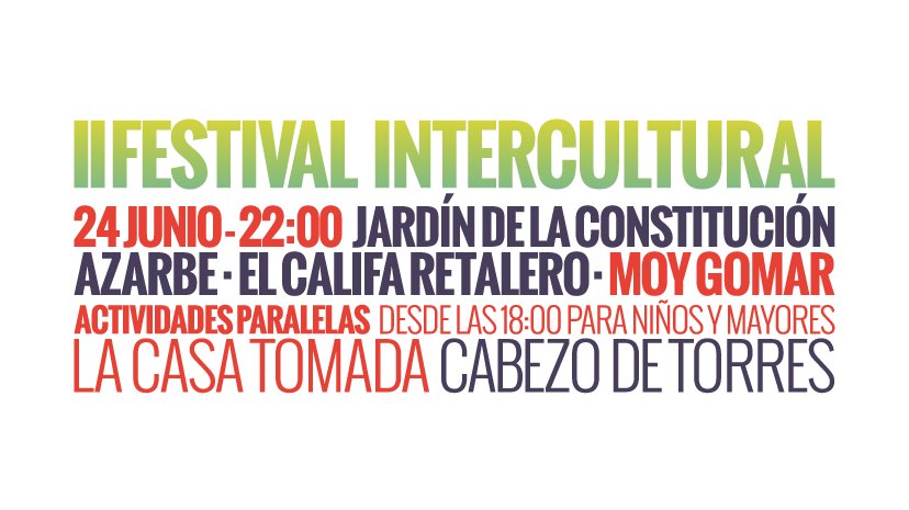 CabezodeTorres's tweet photo. El 24 de Junio II FESTIVAL INTERCULTURAL @LaCasaTomadaFes en Cabezo de Torres. https://t.co/3iMnvDF5eN