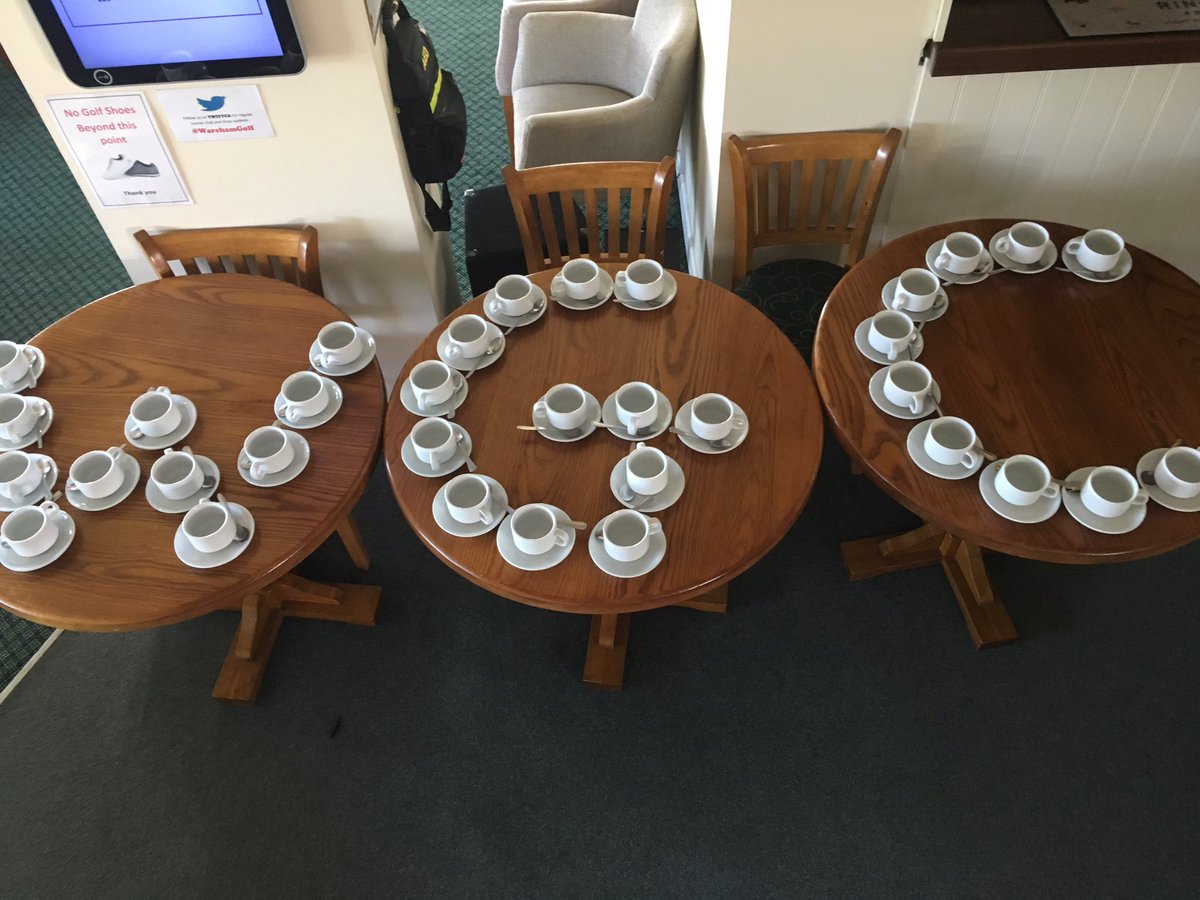 Preparation for the Ladies Open complete #WGC #coffeeortea?