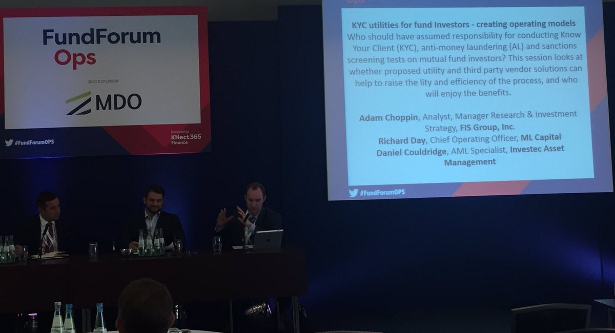 Lola_Zafra's tweet photo. #KYC panel by #AdamChoppin #RichardDay and #DanielCouldridge
Happening now at #FundForumOPS in #Berlin
#Funds #Operations #DDQ https://t.co/tpma4ZhV6h