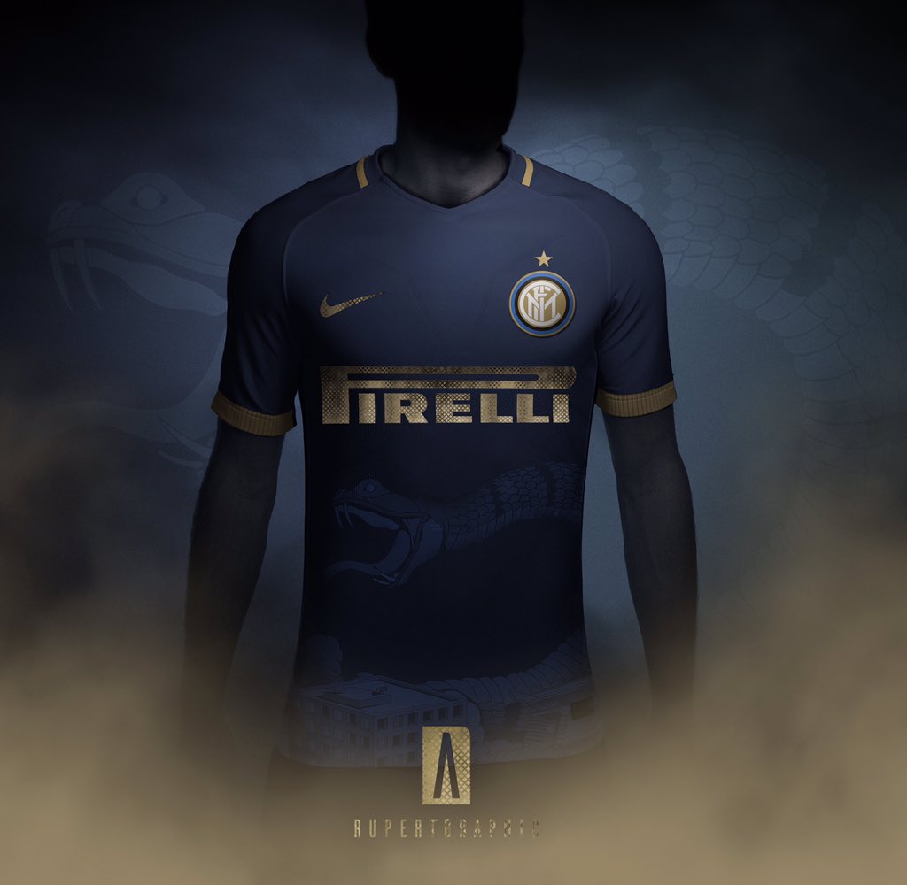 rupertalbe's tweet photo. #inter #third #shirt #concetp #preview #darkblue and golden geometric #pattern #snake @inter #wip #jersey #nike https://t.co/sy9IWLC5PA