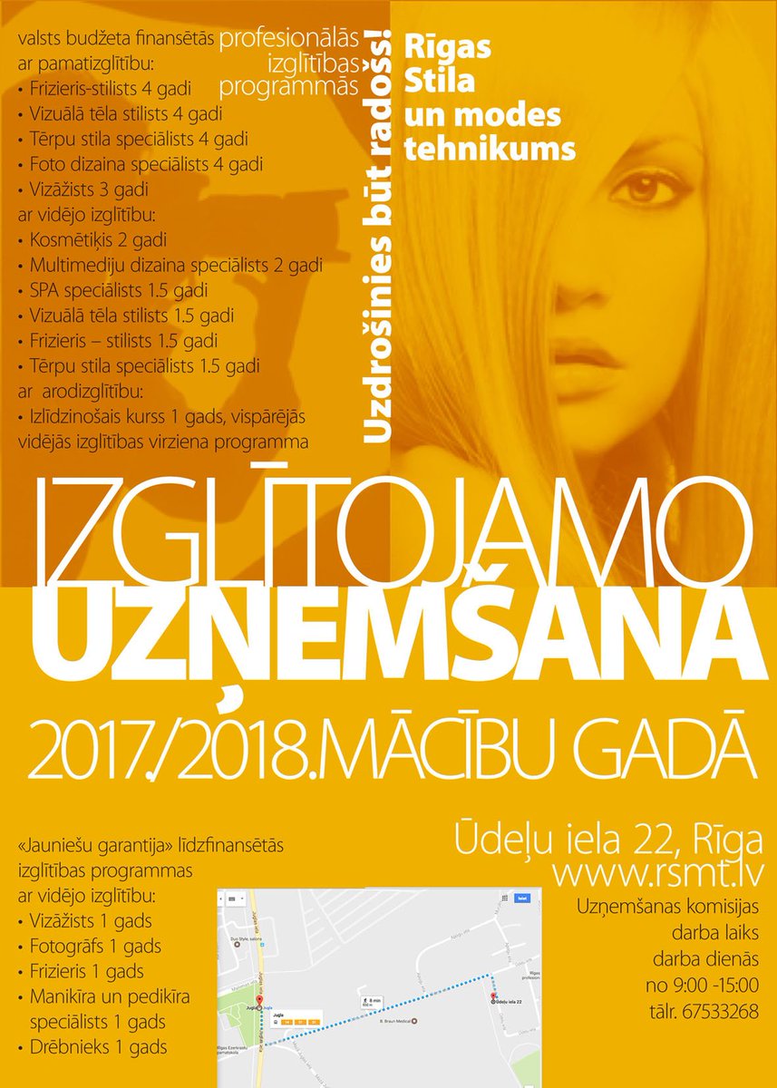 rsmteh's tweet photo. Plašāk par uzņemšanu Rīgas Stila un modes tehnikumā - https://t.co/7A22LuajnP https://t.co/30B5NlKdMs