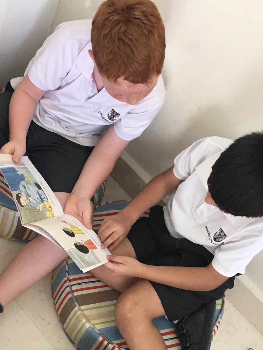 BCADyear1's tweet photo. Buddy reading with @BCADyear2 #readyforyeartwo https://t.co/EyRXE90m9G