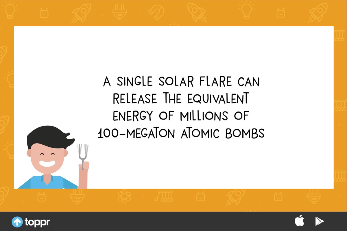 myToppr's tweet photo. Sending mental solar flares to everyone who scored more than me in the exam. #PhysicsTrivia #PhysicsWednesday https://t.co/oLBrLV8qVC