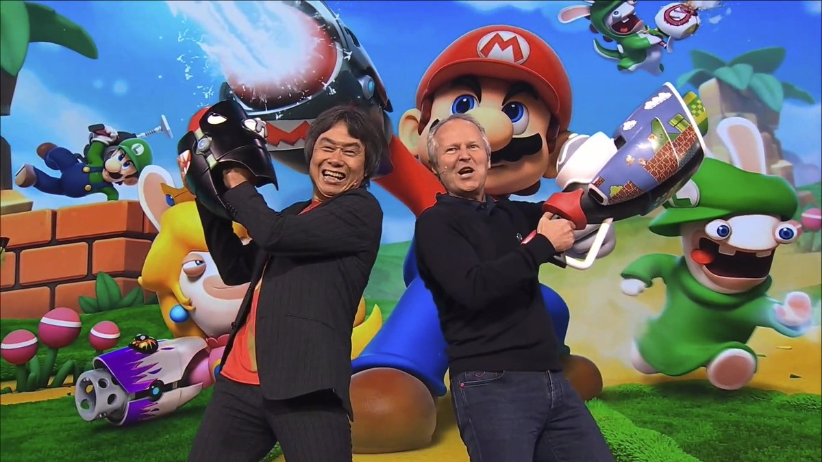 ArnaudCollado's tweet photo. Nintendo+Ubisoft = Mario+Rabbits #E32017 #sportbiz
Announcement https://t.co/mvGC9KF9b1 
via @kotaku https://t.co/NJGop2GlMg