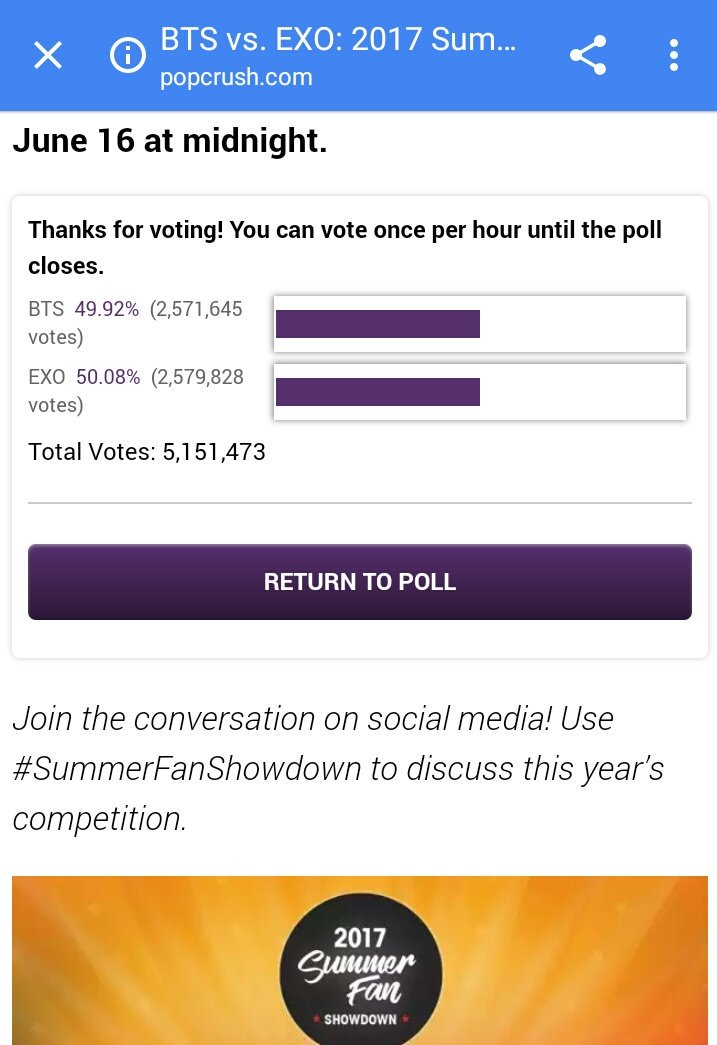 Hikaricross's tweet photo. Chingus voten por nuestro BTS!!!!!!🙌 EXO nos vuelve a dar batalla!!!🙏nosotras podemos!Es hasta el16de junio!🙌voten!😄
#4YearwithBTS @BTS_twt https://t.co/CBaTVXvwvA