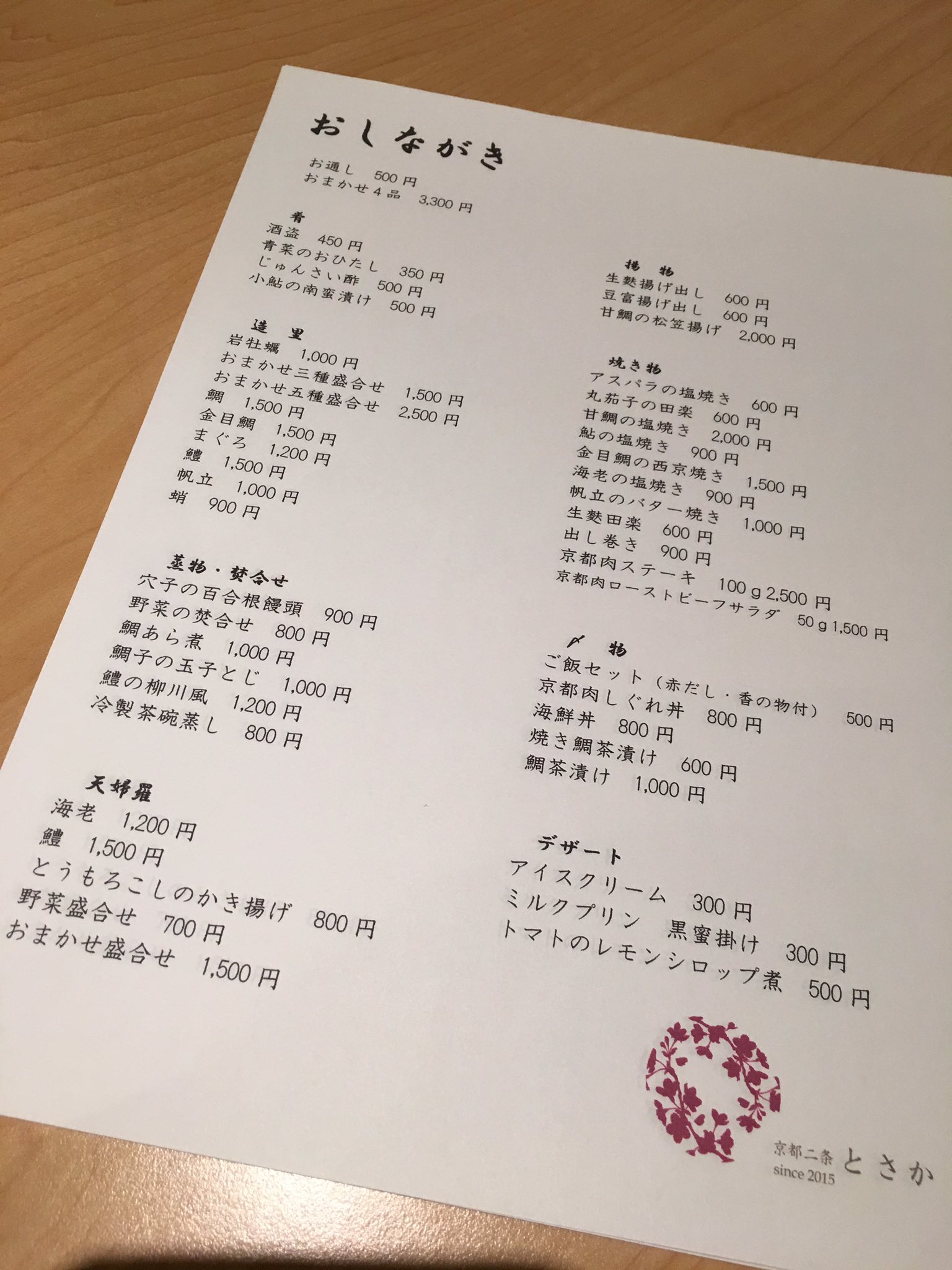 O Xrhsths 京都二条とさか Sto Twitter 今日の単品メニューです ディナータイム まだ空席ございます 皆様のお越し お待ちいたしております 京都二条とさか 二条とさか 子連れ和食 京都和食 京都グルメ 京都旅行 日本ワイン 京都ランチ T Co
