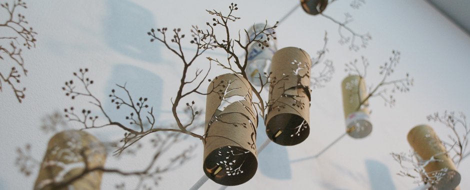 WasteConnects's tweet photo. Yuken Teruya a Japanese artist who used cardboard tubes to create a majestic forest. Source: Mentalfloss https://t.co/XB177URKmn