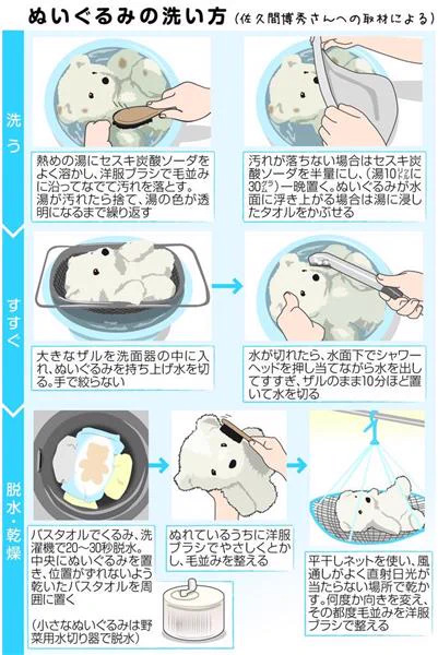 専門家に聞いたぬいぐるみのきれいな洗い方！これでお家のぬいぐるみもすっきり！
