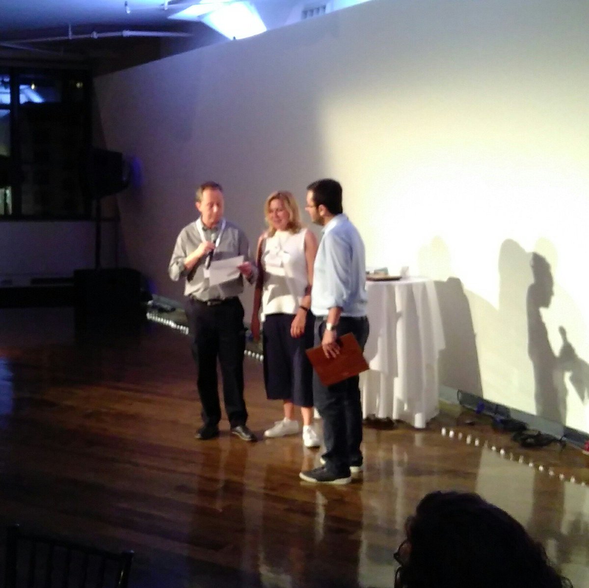 .<a href="/ChristosKoly/">Christos Kolympiris</a> wins #druid17 Best Paper Award!