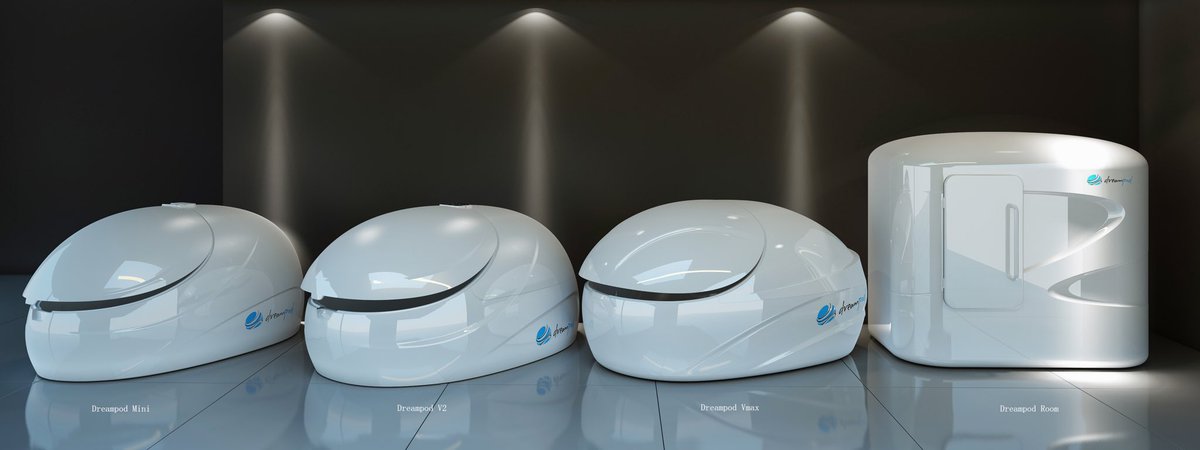 Floattanks's tweet photo. Here's the full Dreampod collection. Can't wait to share the new 2018 line🙏🏼! #dreampod #floattank #floatationpod #floatspa #luxury https://t.co/A1YgXzhTdq