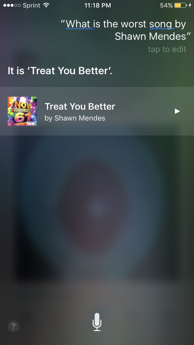 shawnminnesota's tweet photo. Siri has spoken shawn @ShawnMendes https://t.co/V4VVPh4lol