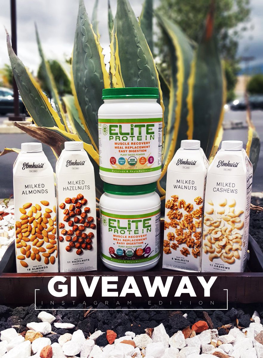 GreenRegimen's tweet photo. GIVEAWAY ALERT- You have the chance to take home this incredible Elite Protein - Elmhurst Nutmilk Combo!

More info: https://t.co/rUAT2LHs7O https://t.co/SlRMLDD0TZ