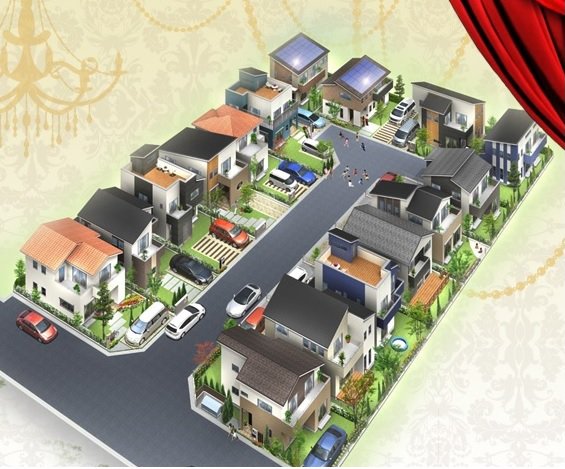 Doryu Ar Twitter 新興住宅地の広告に堂々と道路族が映っている時点で 一軒家に対して絶望しかないんだよなぁ 道路族