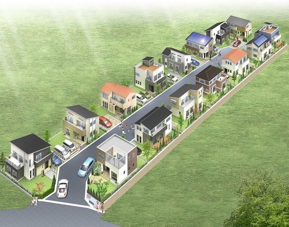 Doryu Ar Twitter 新興住宅地の広告に堂々と道路族が映っている時点で 一軒家に対して絶望しかないんだよなぁ 道路族