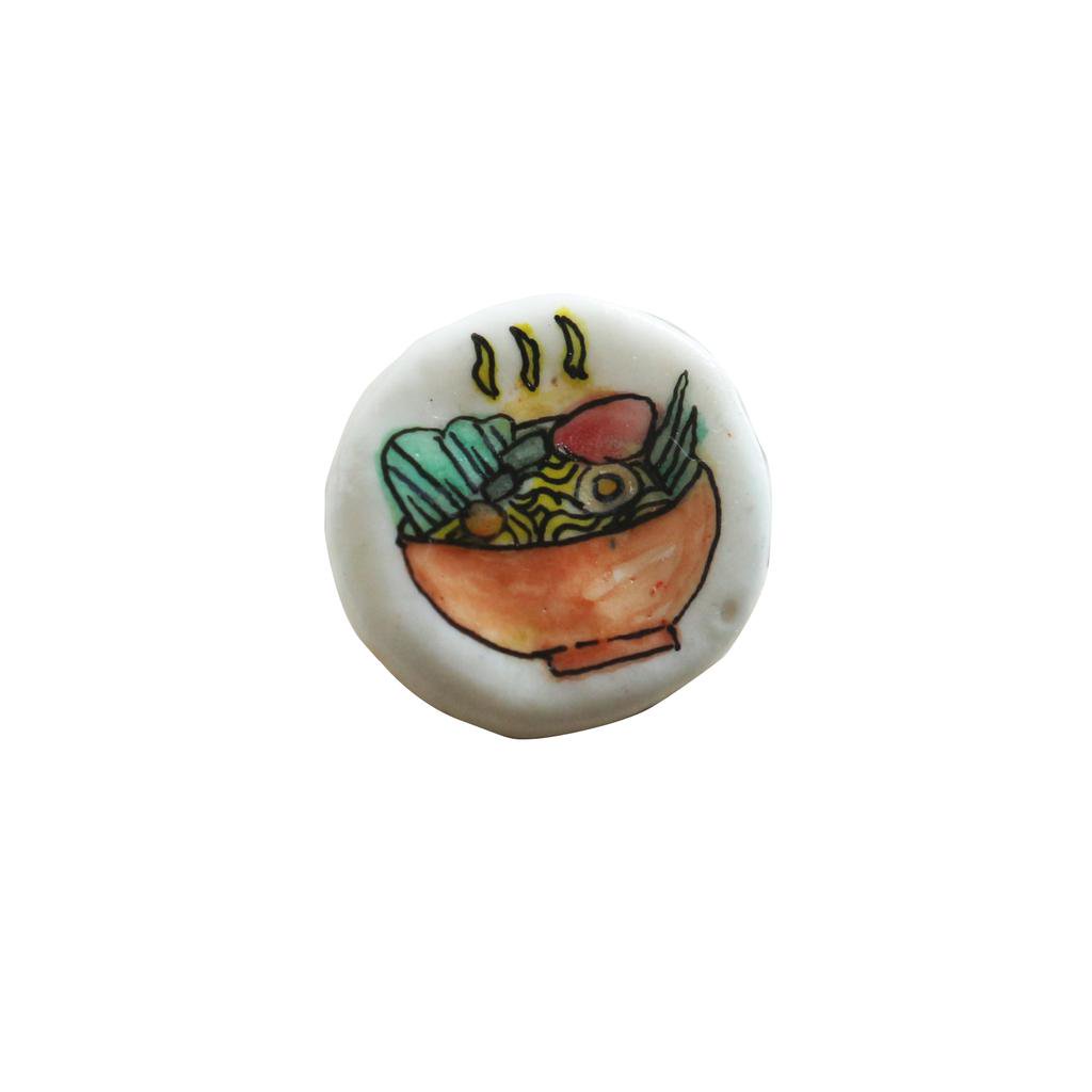 Rainy Peace x Karolab - Semangkuk Mie pin - Idr 20K exclude shipping - Order Wa/Line 085700040090 .