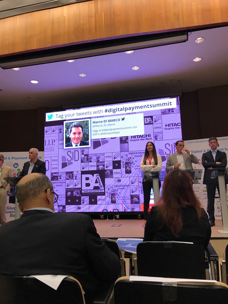 Al #digitalpaymentsummit la #psd2adesso con AIIP E <a href="/MoneynetSpa/">Moneynet Spa</a>