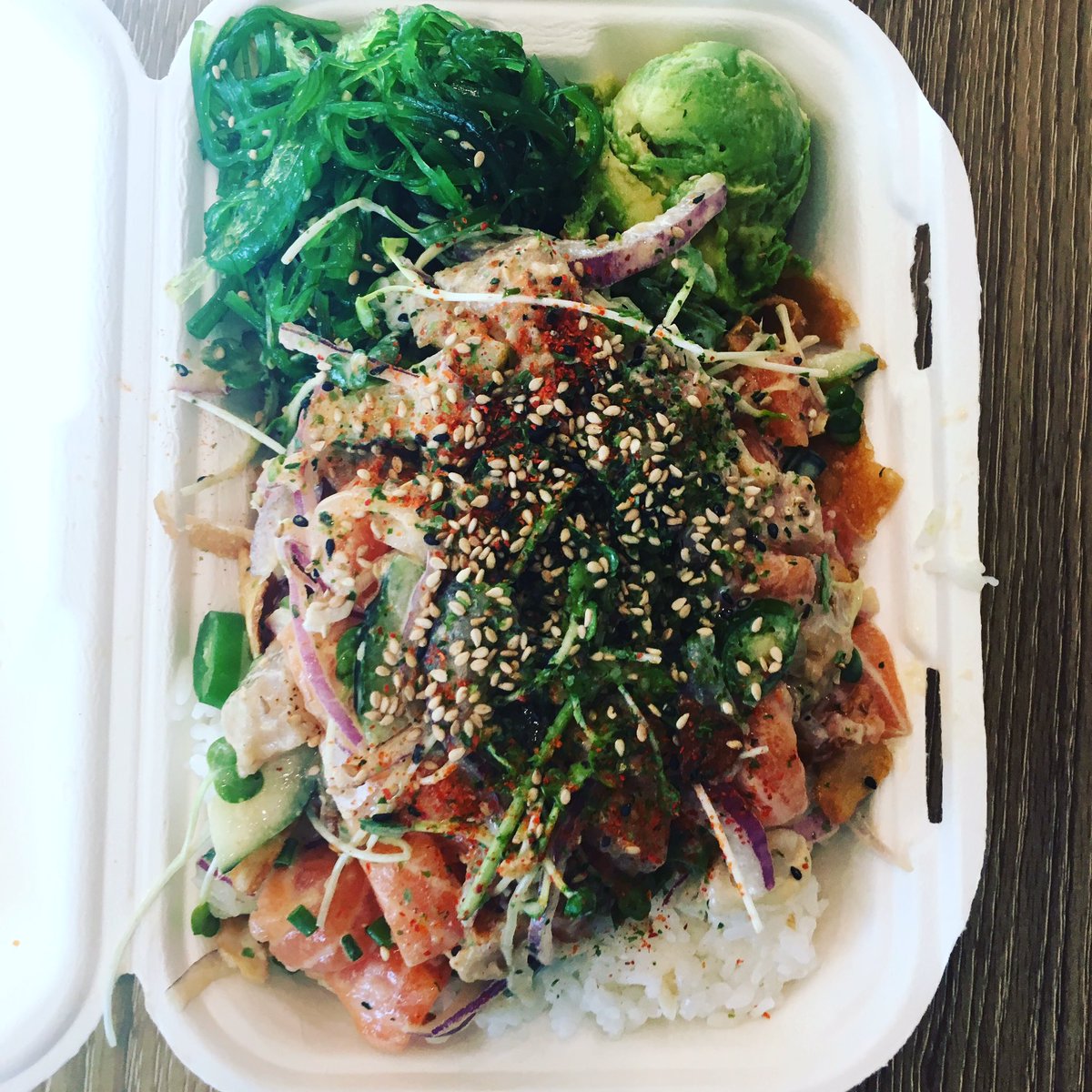 Fantastic #poke from #8ozPoke 😍#yum #foodies #DeliciousDestinations